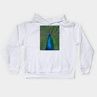 Digital painted Peacock Kids Hoodie